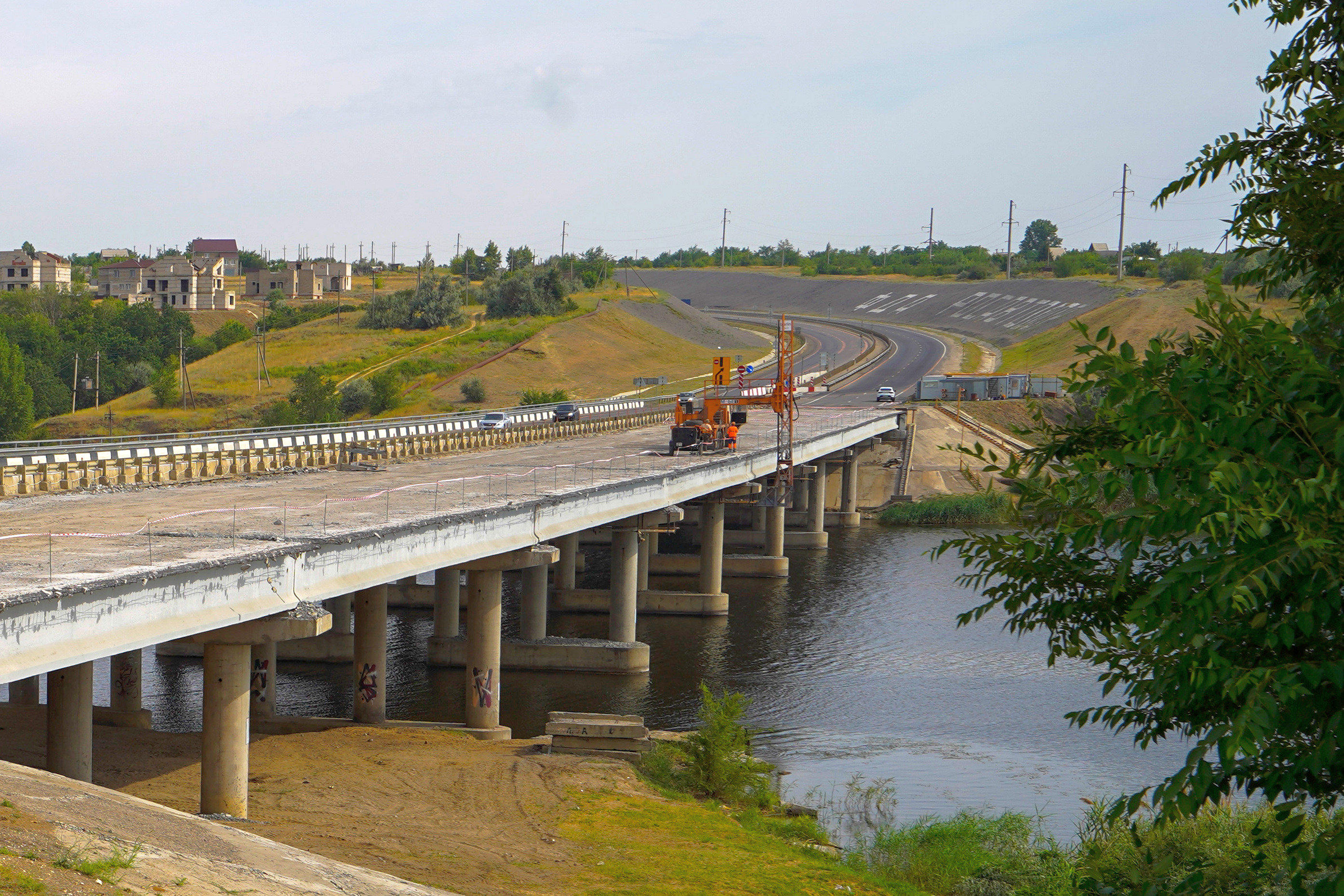 Мост через реку Пичуга Волгоградская область
