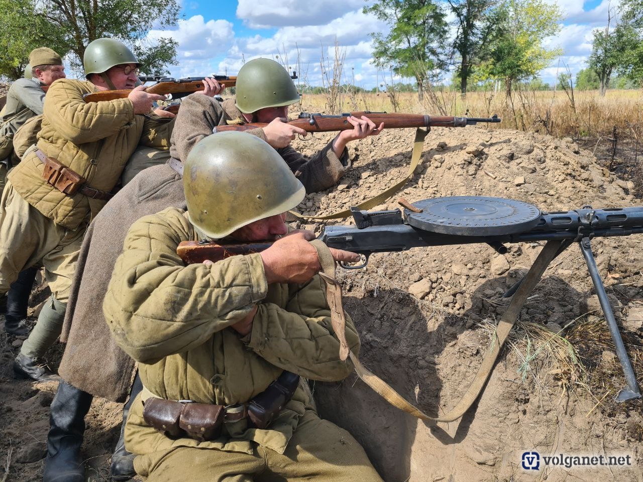 Последний бой Гули Королёвой: под хутором Паньшино воссоздали события 23  ноября 1942 года - Volganet.net